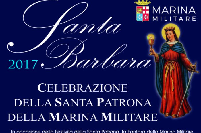 Taranto - Marina Militare: celebrazioni in occasione di Santa Barbara.