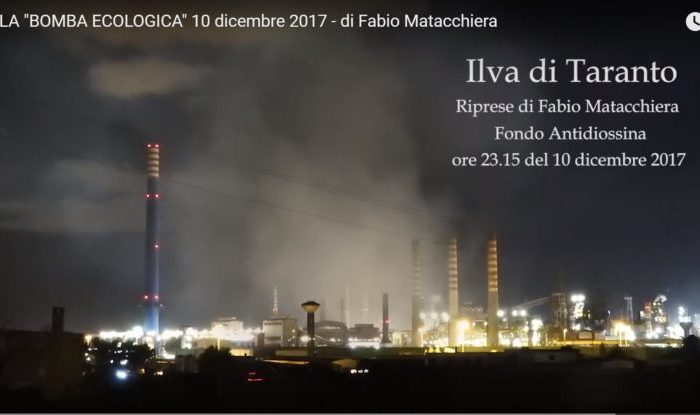 Taranto - "Bomba ecologica": il video choc diffuso da Fabio Matacchiera.