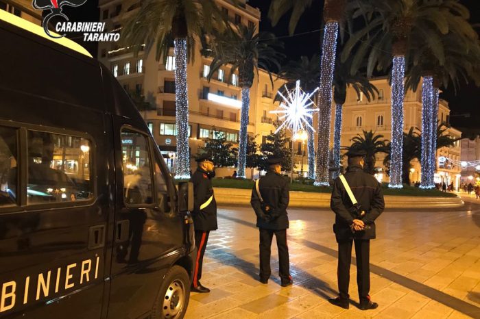 Taranto - Operazione "Capodanno sicuro" : servizio straordinario di controllo