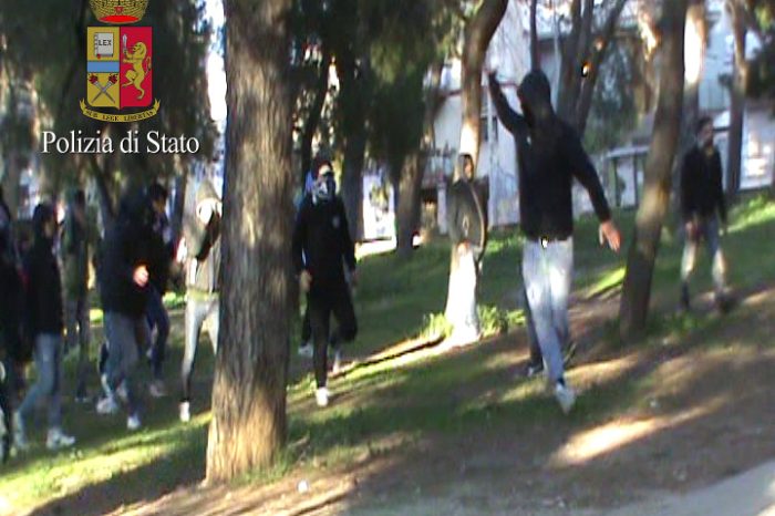 BAT - Fidelis Andria - Catania: aggressione ai danni dei tifosi ospiti. Tre arresti