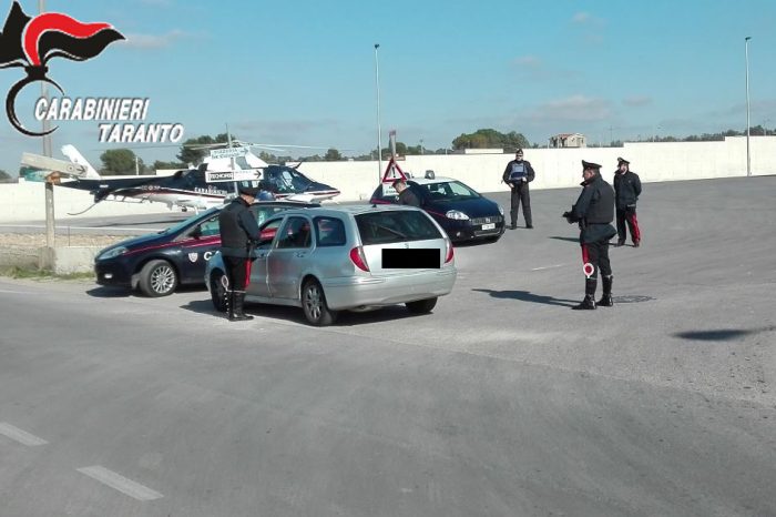 Taranto - Controlli dei carabinieri: i dettagli dell'operazione