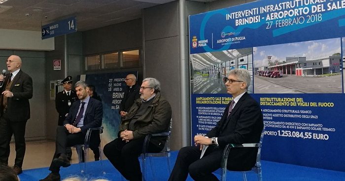 Brindisi- Presentate le nuove sale d’imbarco e le nuove aree operative dell’aeroporto di Brindisi