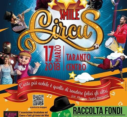 Taranto - "Smile Circus". Centinaia di artisti di strada e un unico grande comune denominatore: la solidarietà