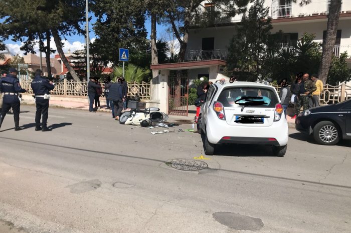 FLASH Taranto - Scontro mortale, perde la vita un motociclista