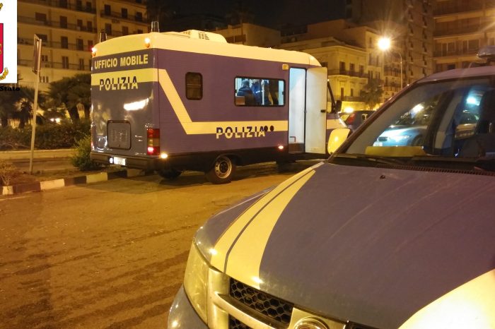 Taranto - Controlli della polizia per le stragi del sabato sera