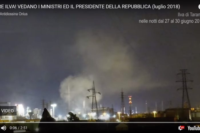 Taranto - Fondo Antidiossina: "Orrore Ilva: vedano i nostri ministri ed il Presidente della Repubblica." | VIDEO