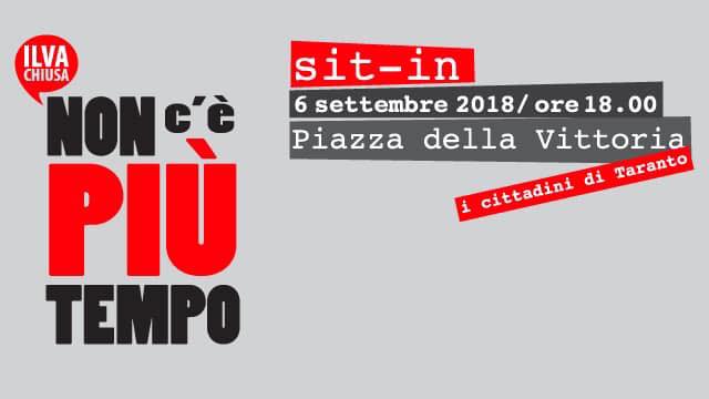 Taranto - Ilva, sit-in di cittadini e associazioni per difendere il diritto alla salute