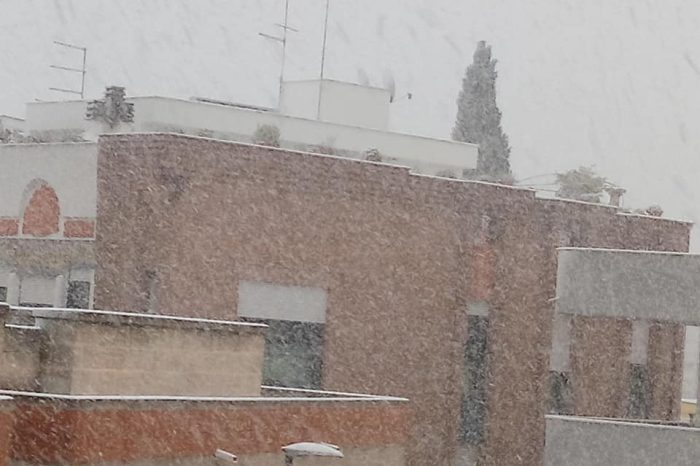 Taranto - Aggiornamento allerta meteo neve Grottaglie