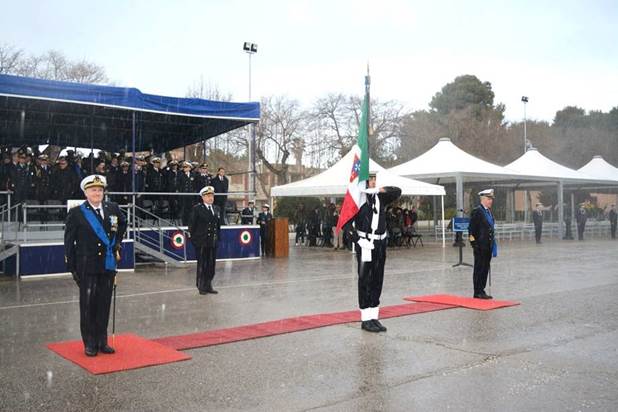 Taranto - Marina militare: cerimonia per il cambio di comandante della scuola sottufficiali