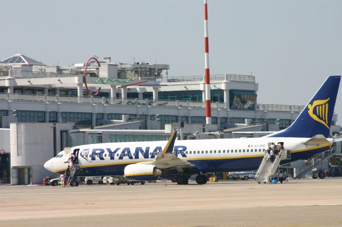 Nuovi  collegamenti  Ryanair  da Milano Malpensa su Bari e Brindisi