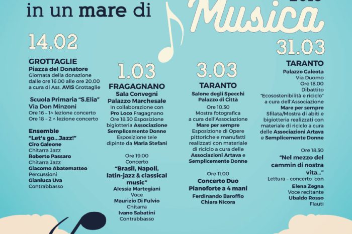Taranto - “Dono...in un Mare di Musica”: concerto e giornata donazione Avis | DOVE e QUANDO