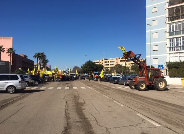 Olivicoltori, vivaisti e frantoiani in protesta a Lecce