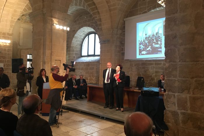 Taranto - Conferimento del Sigillo dell’Università di Bari al commissario straordinario Vera Corbelli