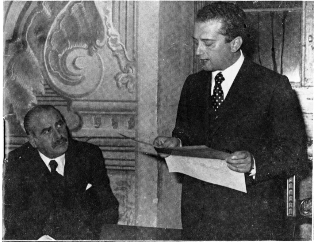 Franco Punzi con Paolo Grassi