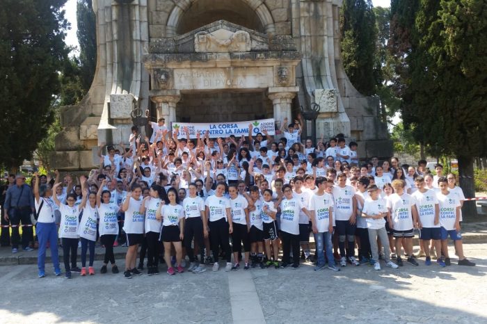 Taranto - “Corsa contro la fame”: a Mottola il progetto didattico solidale che sensibilizza sul tema della malnutrizione
