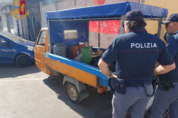 Taranto - Polizia sequestra 70 chili di mitili