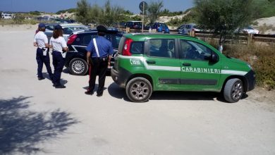 sorpresi , scaricavano materiali di risulta