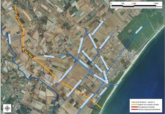 Taranto - Rischio idrogeologico: 11 milioni di euro per gli interventi di messa in sicurezza a Marina di Ginosa