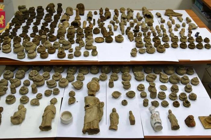Taranto - Recuperati oltre 300 reperti archeologici pronti ad essere venduti illegalmente