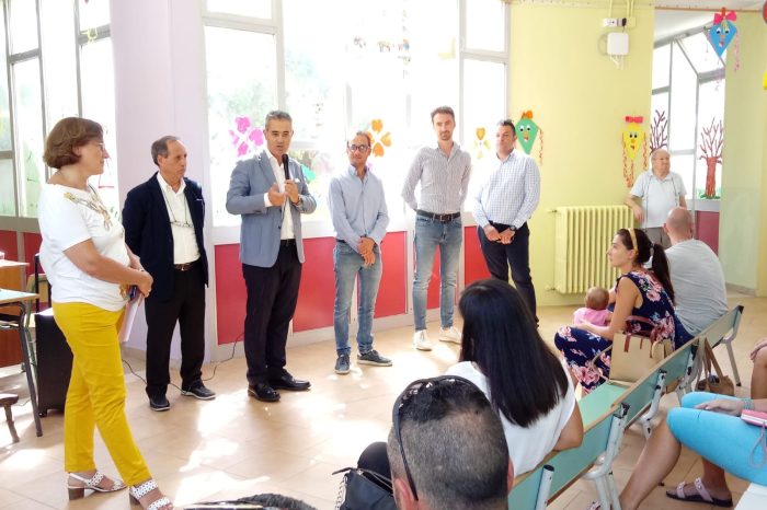 Taranto - Inaugurazione della scuola materna "Iris Malagnino" a Sava