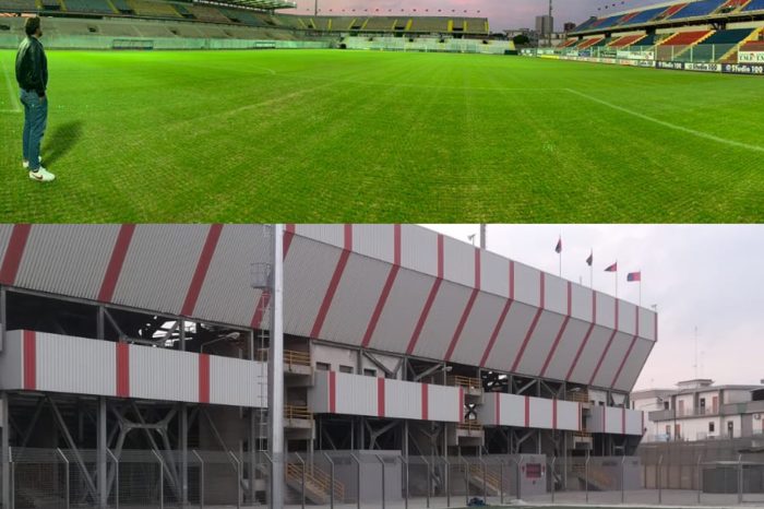 Taranto - Stadio Iacovone, campo B: quasi ultimati i lavori 