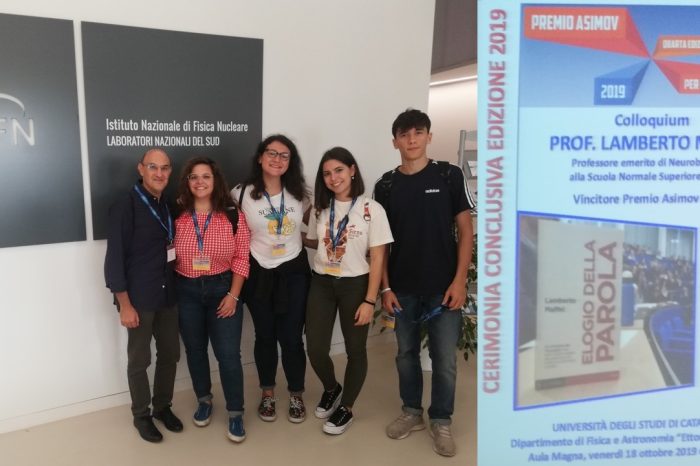 Taranto - Premio Asimov 2019, tra i vincitori 4 studenti del liceo Ferraris