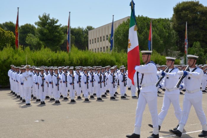 Taranto - Marina militare: giuramento dei 391 volontari in ferma prefissata annuale del 3° incorporamento 2019