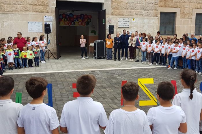 Taranto - Inaugurata a Martina Franca piazza Marconi: protagonisti gli studenti