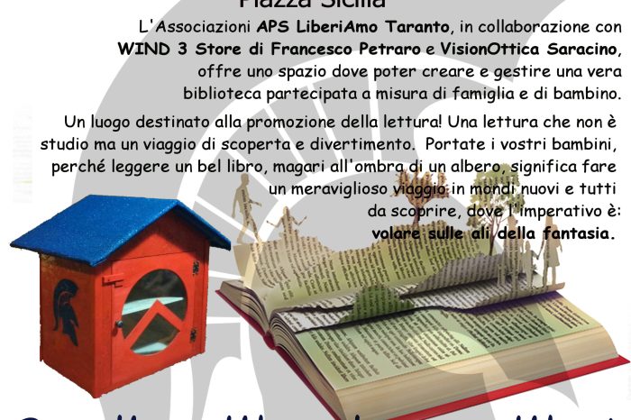 Taranto - Inaugurazione del progetto culturale Spartan Free Library