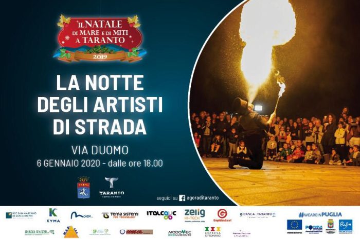Taranto - Eventi, "La notte degli artisti di strada" in via Duomo