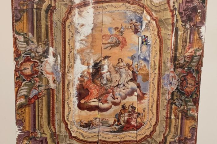 Taranto - Tele settecentesche del Carella, presentazione dei primi esiti del restauro