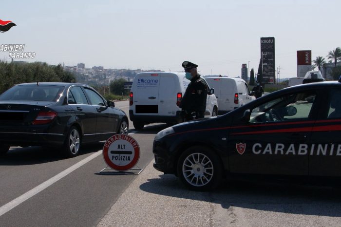 Taranto - Decreto, controlli serrati dei carabinieri: i dettagli operativi