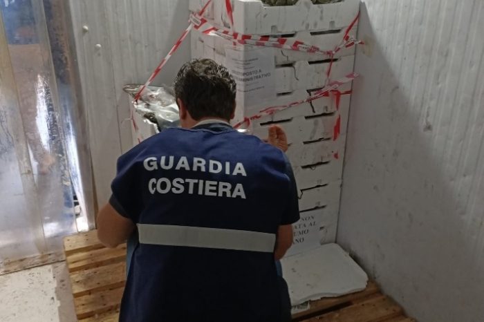 Brindisi: La Guardia Costiera sequestra oltre un quintale e mezzo di prodotti ittici