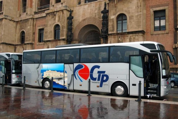 Taranto, ordinanza bus efficace dal 2 Novembre