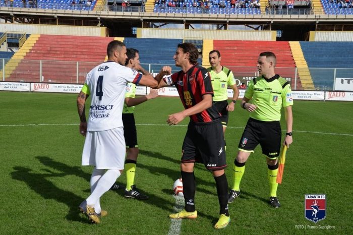 Taranto FC, è stata ufficialmente rinviata la gara contro il Casarano