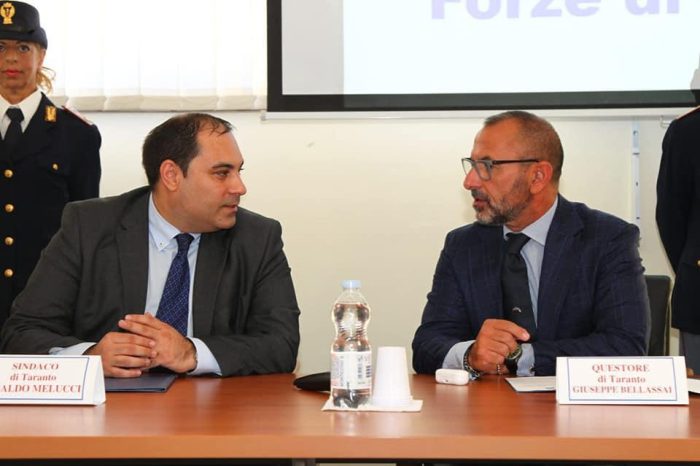 Taranto: Il plauso del sindaco Rinaldo Melucci alla Polizia di Stato