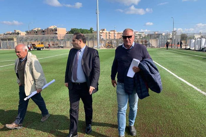 Taranto - Stadio Iacovone messo in sicurezza