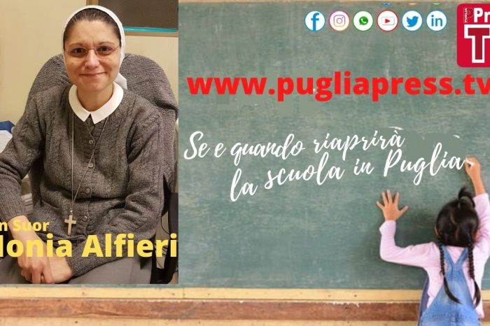 Suor Monia Alfieri stasera in diretta su Puglia Press TV