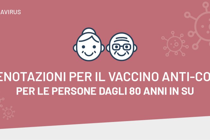 Puglia: Come prenotare il Vaccino anti- covid per gli ultraottantenni