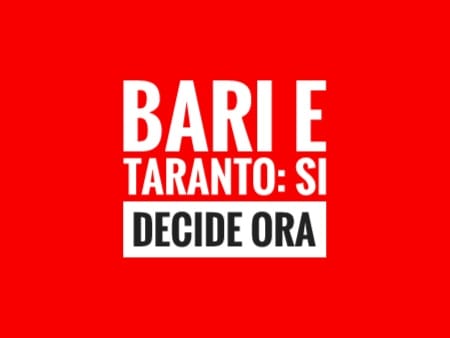 ATTENZIONE: Dopo i numeri drammatici di oggi, già da stasera le province di Bari e Taranto potrebbero cambiare colore