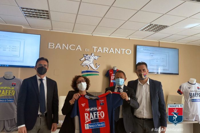Taranto FC - Due nuovi sponsor maglia per il club rossoblú