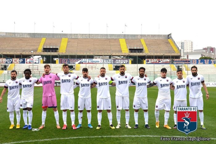 Taranto FC - Prima convocazione per Rizzo, torna Diaby