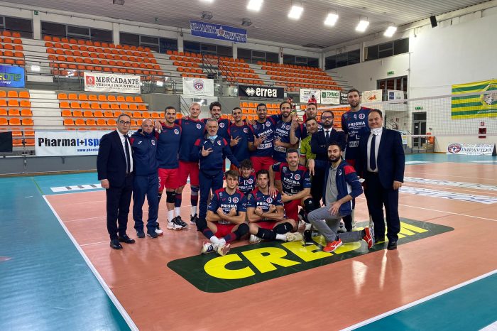 Volley - La Prisma Taranto si riprende il secondo posto, ad Ortona finisce 3-0
