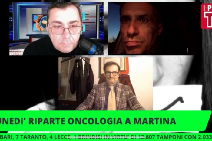 Pentassuglia a Puglia Press TV: “Riparte oncologia a Martina”