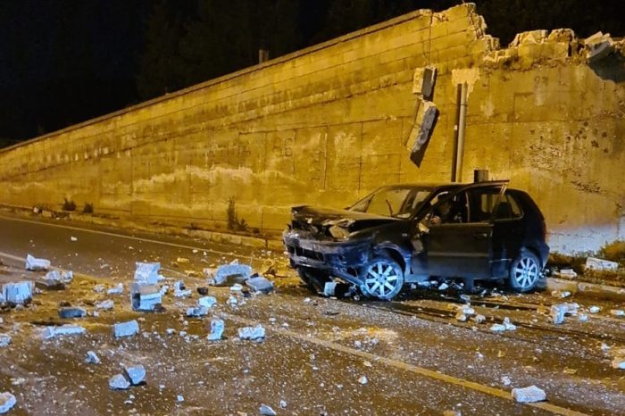 Brutto incidente a Martina in Via Taranto