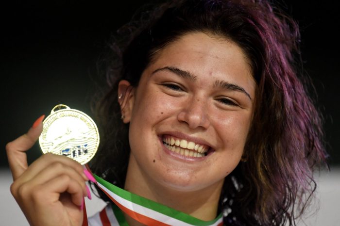 Bronzo per Benedetta Pilato nei "50 rana" ai Mondiali di Doha: la Pilato conferma il bronzo sui 50 rana dello scorso anno.