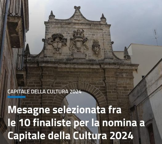 MESAGNE SELEZIONATA PER LA NOMINA A CAPITALE DELLA CULTURA 2024