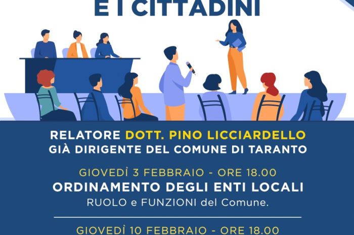 Taranto: al via con i corsi di formazione politico amministrativa con "Taranto Crea"