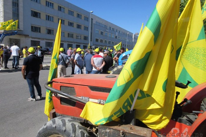 BARI: ALLEVATORI, PESCATORI E AGRICOLTORI DELLA COLDIRETTI PUGLIA PROTESTANO VENERDI' 25 FEBBRAIO