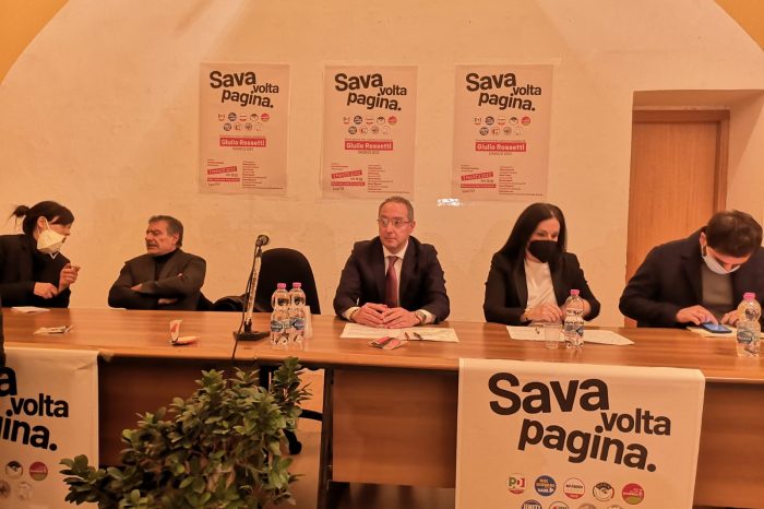 Sava: Il Coordinamento delle forze politiche a sostegno di Giulio Rossetti candidato sindaco